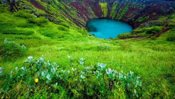 Озеро Керид Исландия