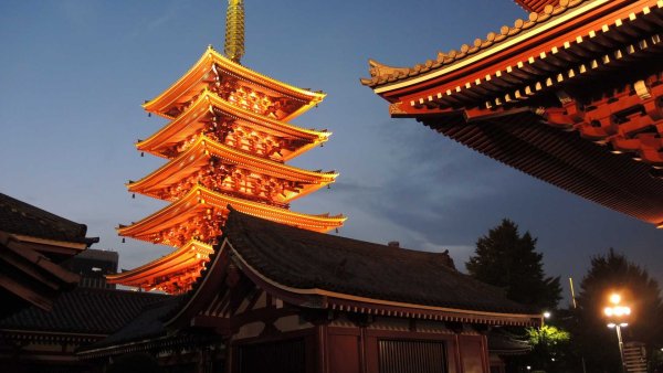 Буддийский храм-пагода в Японии