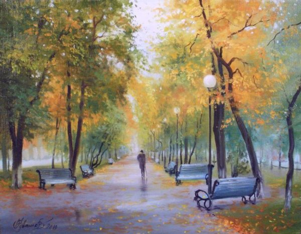 Художник Олег Чувашев осень