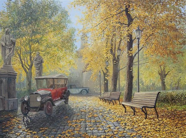 Ольга Дидык живопись осень