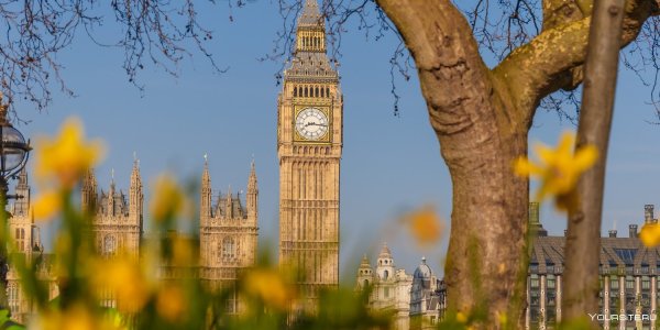 Англия Биг Бен солнечно