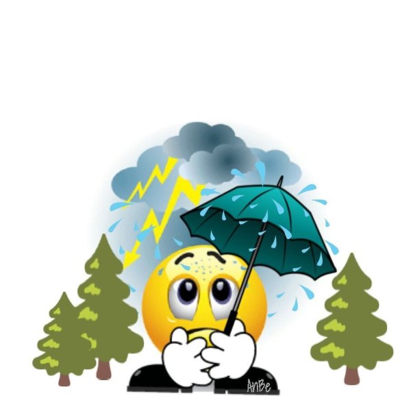 Смайлик дождь