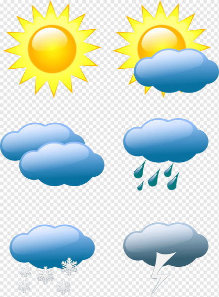 Погодные пиктограммы для детей