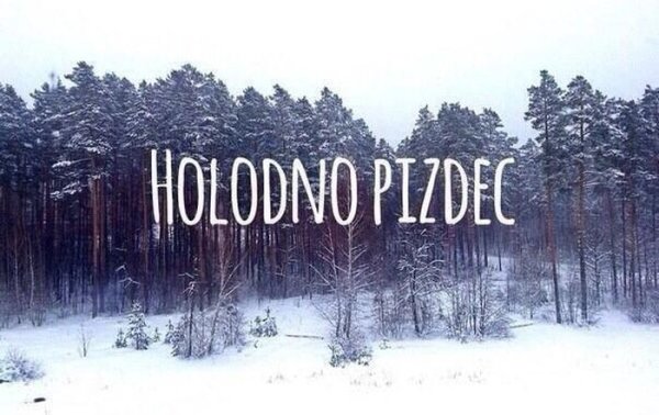 Дубак холодно