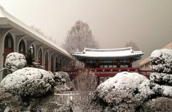 Зима в Китае