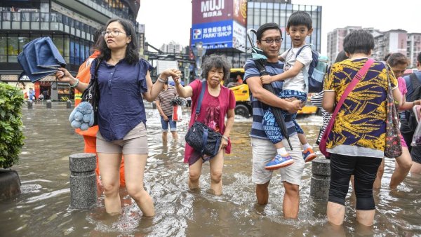 Сезон дождей в Китае