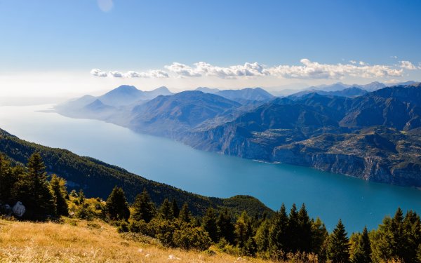 Италия Альпы озеро