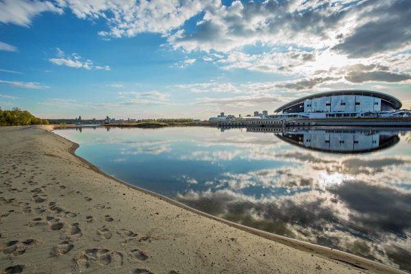 Казань река Волга и Казанка