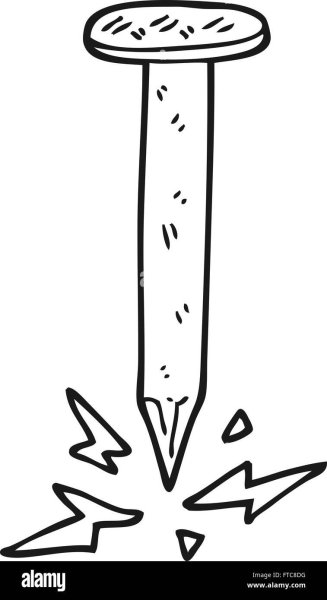 Нарисовать гвоздь