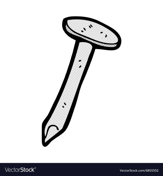 Гвоздь рисованный