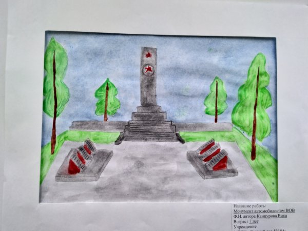 Парк Победы рисунки детей