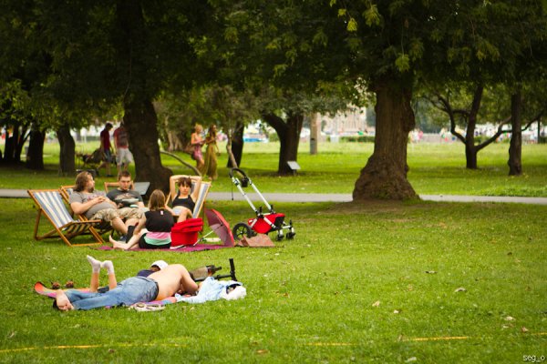 Люди в парке