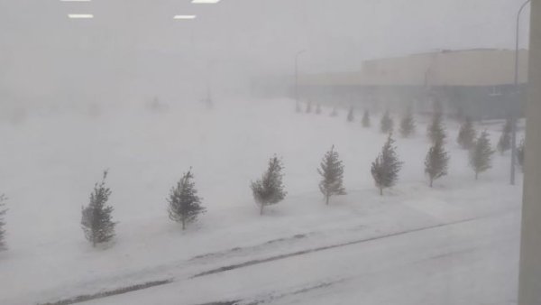 Зимние Бураны в Астане