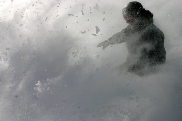 Сильная метель Снежная буря