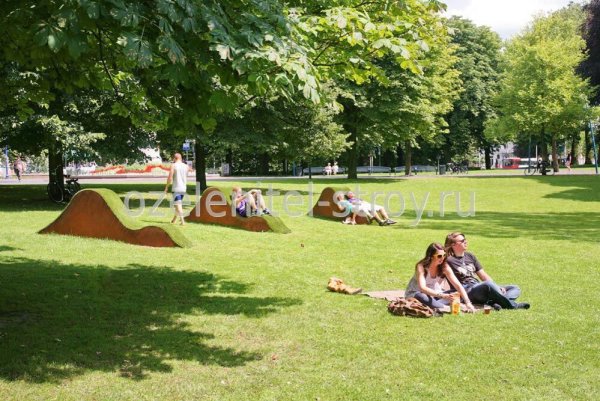 Парк Царицыно лежаки
