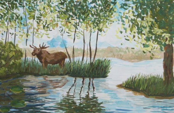 Заповедник иллюстрация