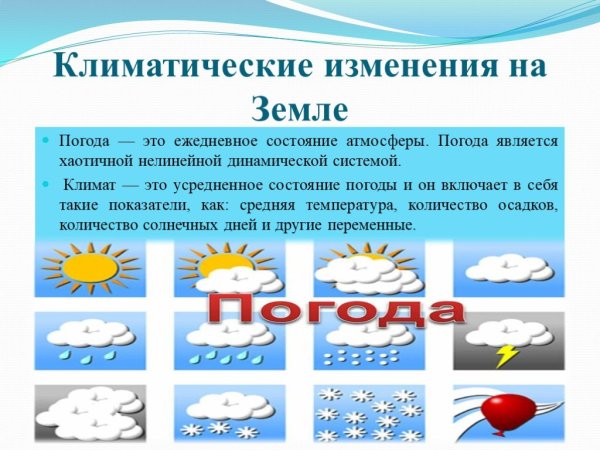 Климат презентация