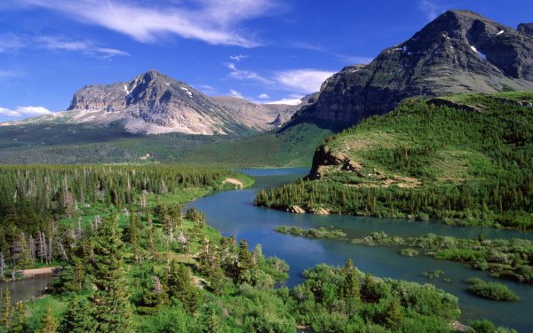 Национальный парк Глейшер Монтана США
