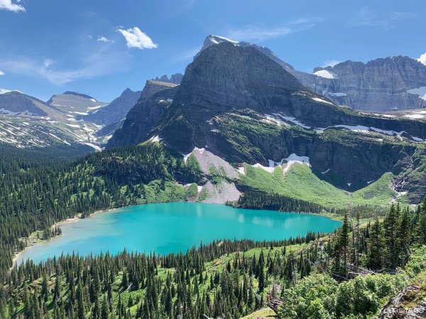 Озеро Глейшер Монтана