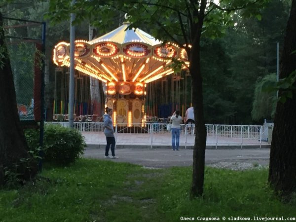 Ночной парк Липецк Нижний парк