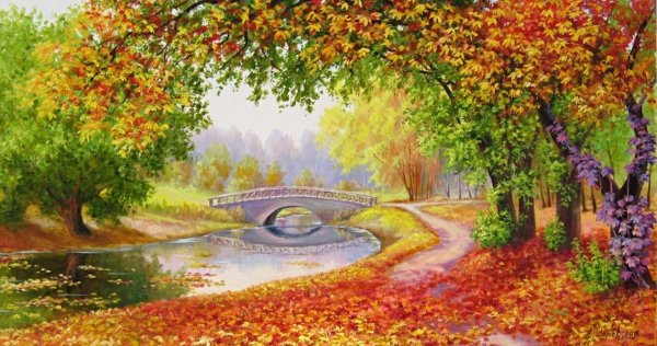 Художник Самарская Елена Михайловна осень