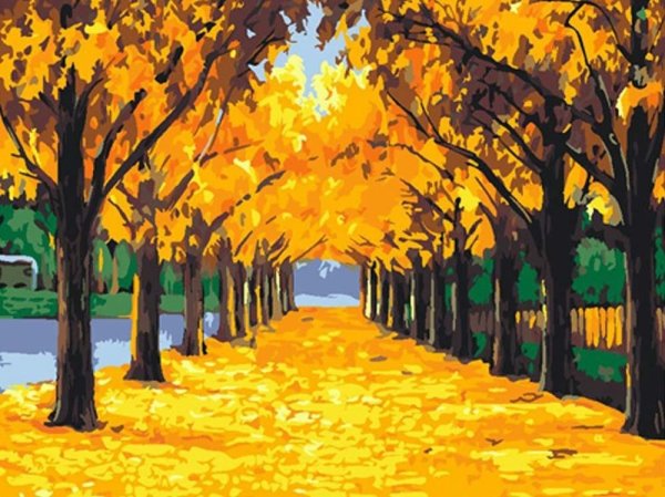 Аллея картина для детей