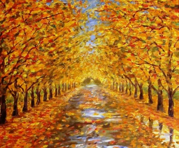 Осенний парк дети