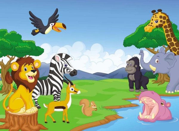 Баннер Африка для детей