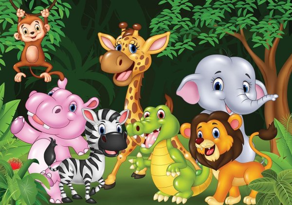 Мультфильм про животных в царстве