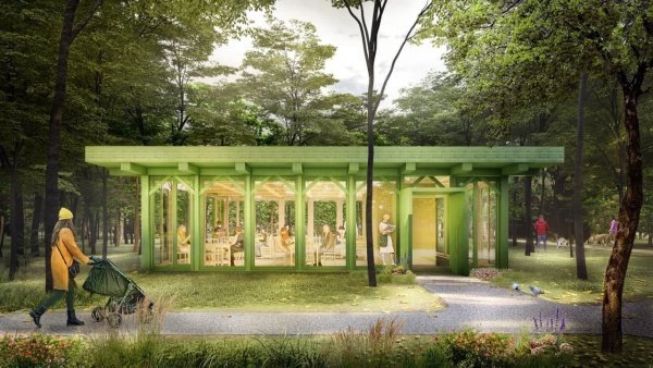 Читальня в парке Швейцария Нижний Новгород