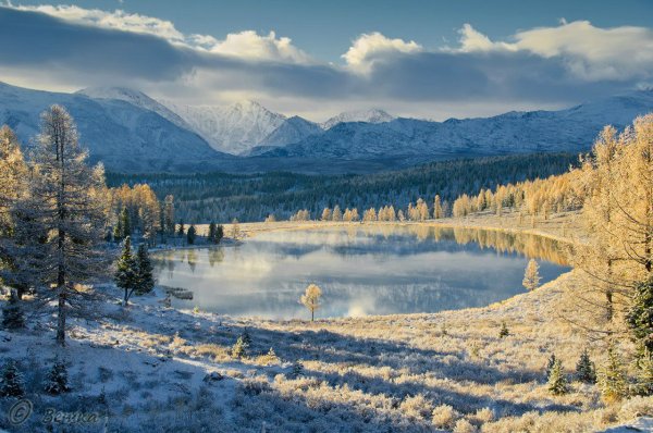 Озеро Киделю горный Алтай