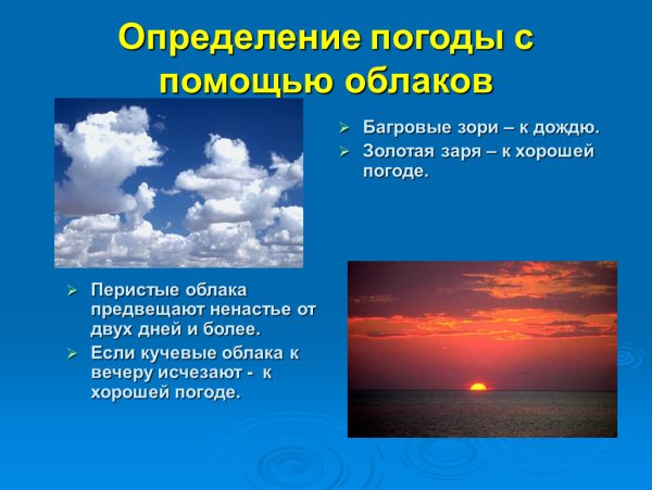 Погода это определение