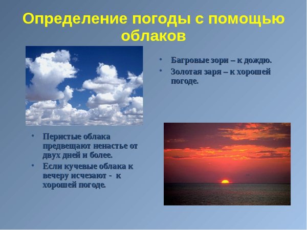 Погода это определение