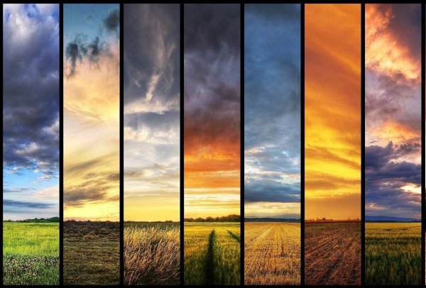 Природа в Разное время суток