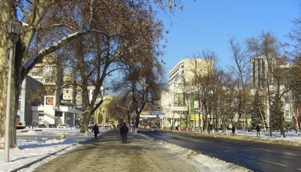 Зима в Краснодаре