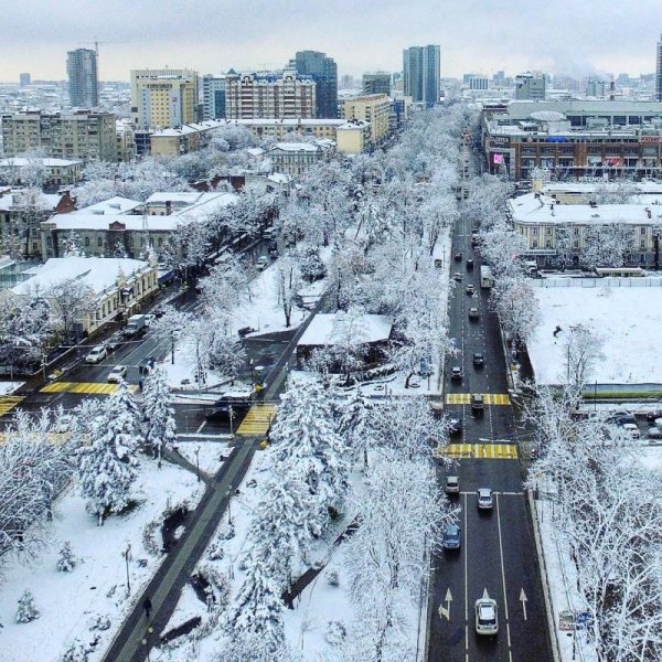 Краснодар зимой 2020
