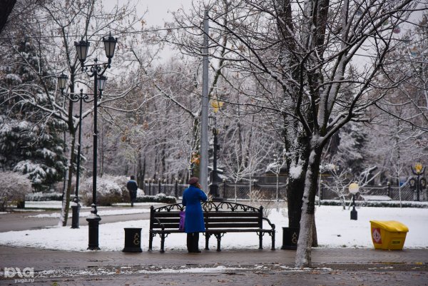Снег в Краснодаре