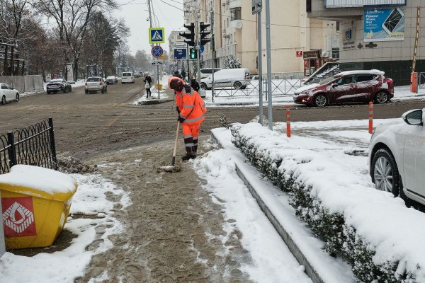 Снегопад в Краснодаре 2020