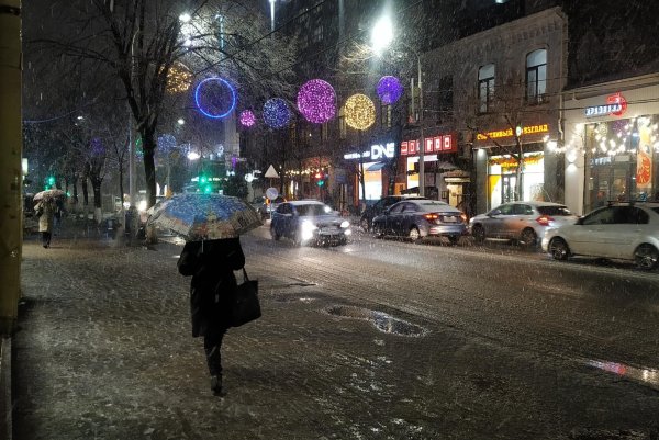 Снег в Краснодаре