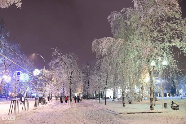 Снегопад в Краснодаре