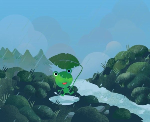 Лягушка гугл