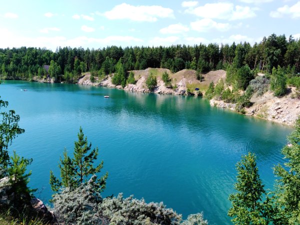 Караканский Бор мраморное озеро