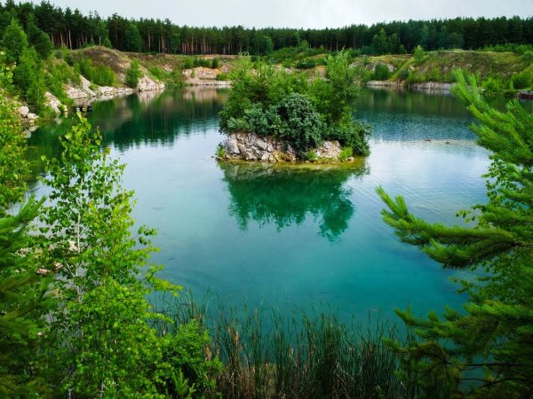 Мраморное озеро Новосибирск Абрашино