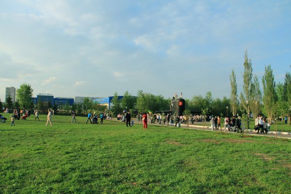 Пруд парк Победы Казань