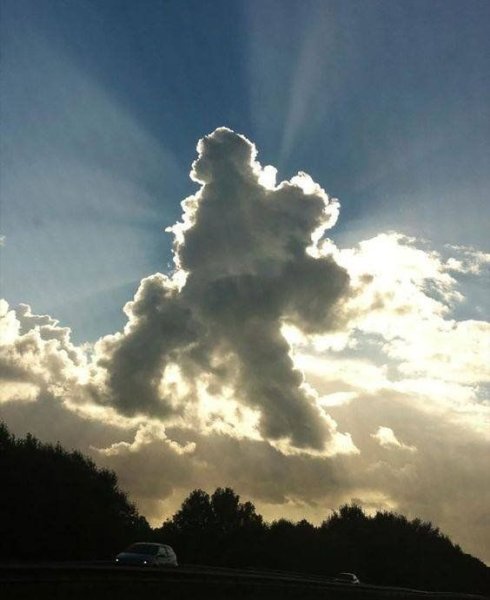 Облака причудливой формы