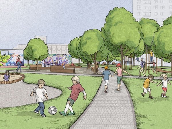 Южный парк площадка