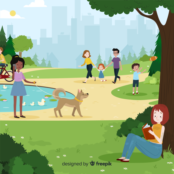 Рисунок парка