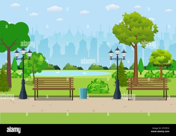 Парк мультяшный