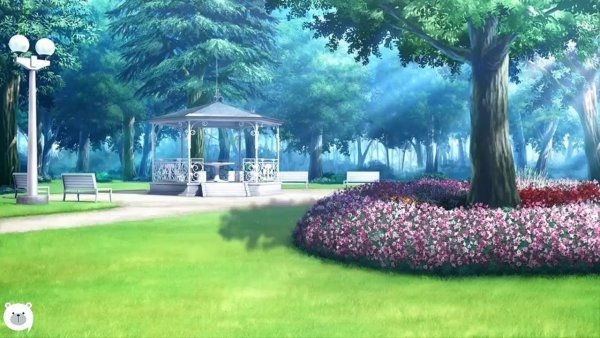 Фон сада для гача лайф