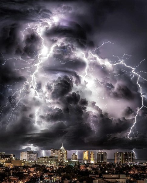 Страшная молния